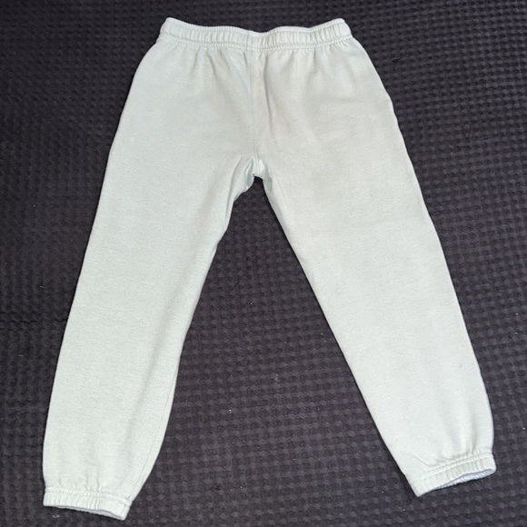 Athletic Works Kid Boy Youth Light Green Fleece Jogger Sweatpants - Picture 2 of 6